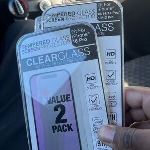 Tempered glass screen protectors